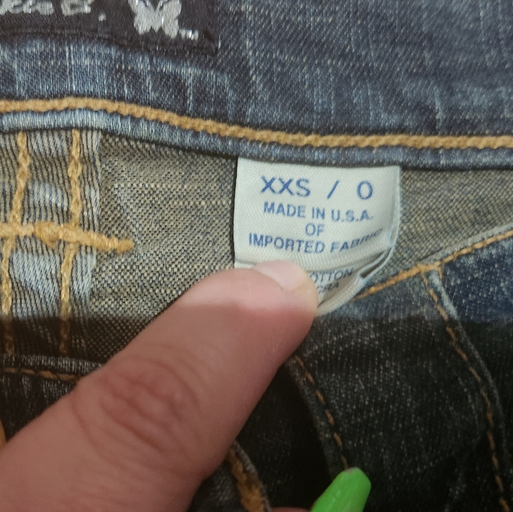 VINTAGE Auth Frankie B 2001 Jeans XXS/0 - Picture 3 of 6